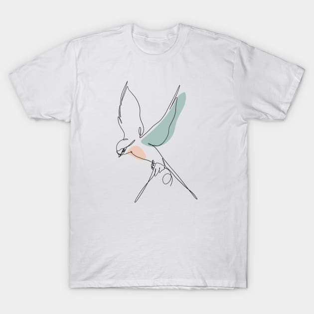 Bird T-Shirt by Abu Muorad